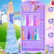 Barbie unicorn dress up