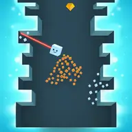 Blocky Hill Tower Game